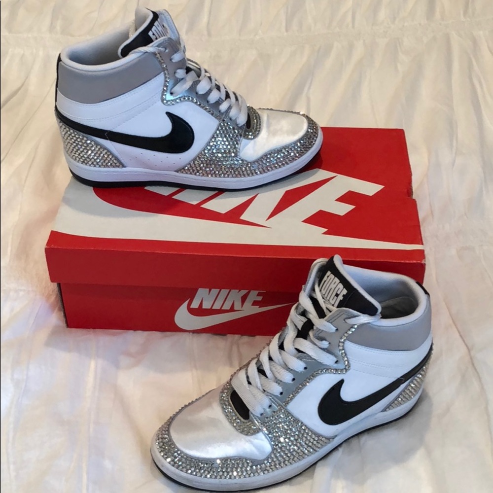 Swarovski Stoned Nike Force Sky High